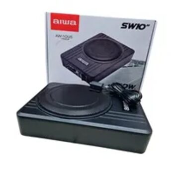 Subwoofer Plano Aiwa 10” Amplificado 600W – AW-10US
